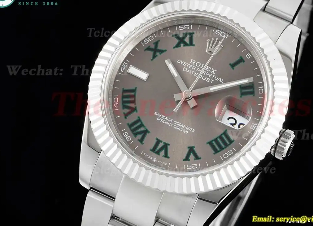 SS Rmn VR3235 Datejust 126334 Oyster SS Grey 904L GMF 41mm 0513